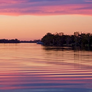Murray River sunset. South Australia