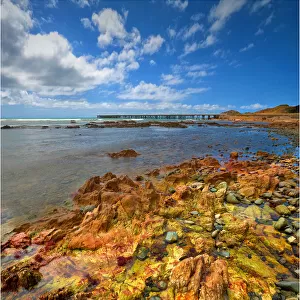 Naracoopa coastline on King Island, Bass Strait, Tasmania, Australia