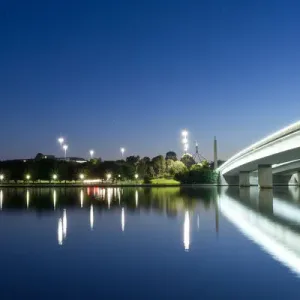 National Library and Lake Burley Griffin, Canberra National Library and Lake Burley Griffin, Canberra