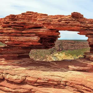 Natures Window Natural Rock Formation - Kalbarri National Park, Western Australia