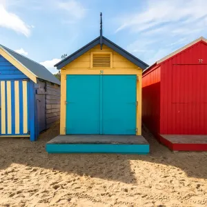 Bright Beach Melbourne Print
