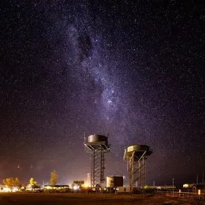 The Night Sky Over Birdsville Print The Night Sky Over Birdsville Print
