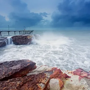 Nightcliff Jetty Under monsoon skies
