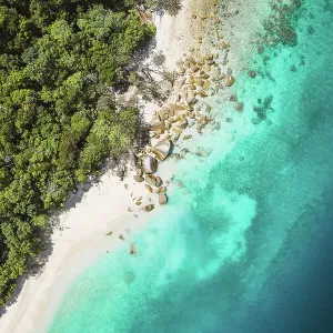 nudey beach drone image nudey beach drone image