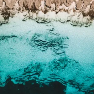 Lucky Bay Drone Print over Cape Le Grand National Park