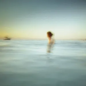 Australian Ocean Print: Out of Focus Seaside Scene