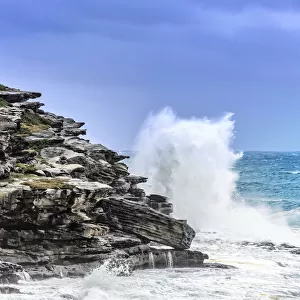 Ocean waves near Bondi Beach, Sydney