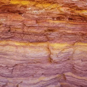 Ochre wall. Flinders Ranges, South Australia