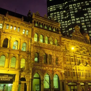 Olderfleet Building and Rialto Melbourne Print