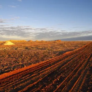 Opal mining area in Coober Pedy in the South Australian Outback
