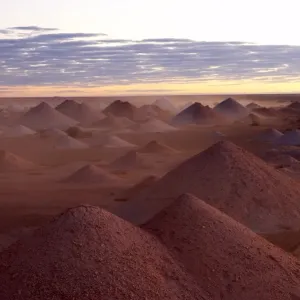 Opal mining area in Coober Pedy in the South Australian Outback