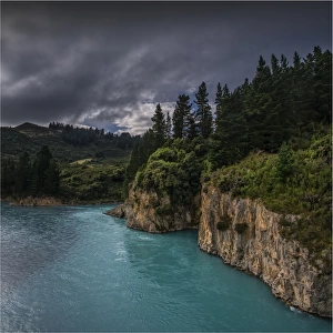 Opuha river Canyon, South Island, New Zealand