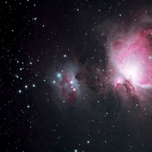 The Orion and the Running Man Nebulae