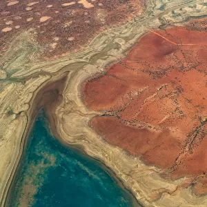 Outback Australia in drought from the Air
