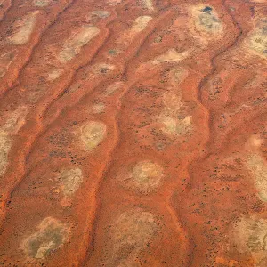Outback Australia in drought from the Air