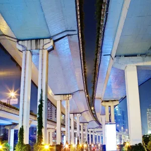 Overhead freeway, Shanghai