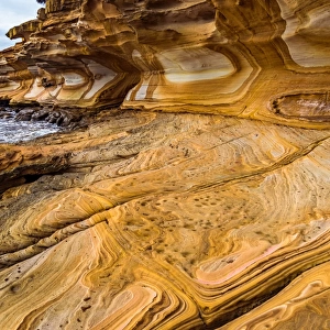 Painted Cliffs of Maria Island, Tasmania