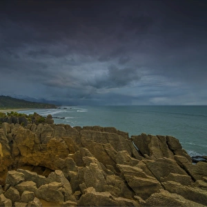 Pancake rocks, Punakaiki, west coast, south island, New Zealand