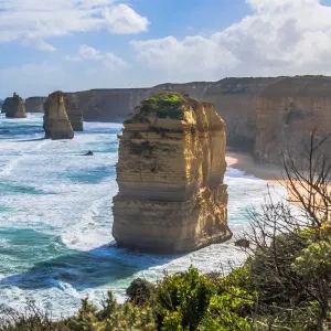 Print of Limestone Stacks, Great Ocean Road, Victoria