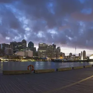 Panoramic view of Darling harbour, Sydney