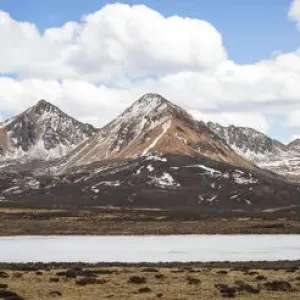 Panoramic view of Yachens mountain range, China Panoramic view of Yachens mountain range, China