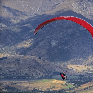 Para gliding, South Island, New Zealand