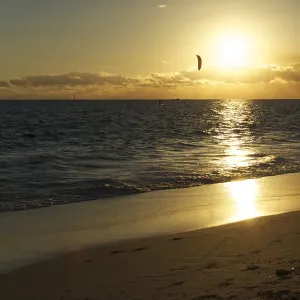 Parasailing at Sunset Parasailing at Sunset