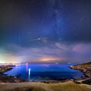 Perseids over Mgiebah Bay Perseids over Mgiebah Bay