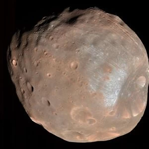 Phobos, the larger of Mars two moons