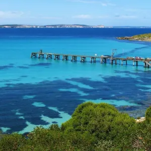 Pier over Vivonne Bay