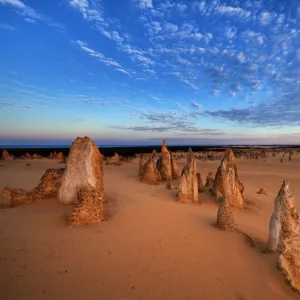 Pinnacles desert at sunrise