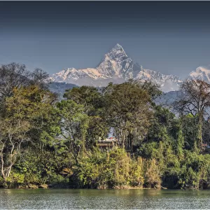 Pokhara lake, Western Himalayas, Nepal