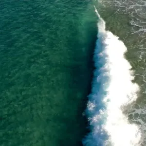Powerful Waves Print - Port Stephens Aerial View Powerful Waves Print - Port Stephens Aerial View