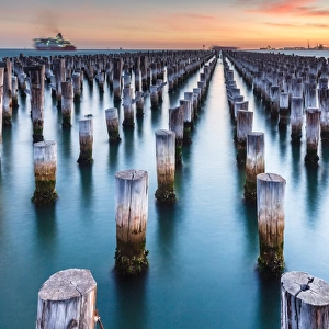 Princes Pier at Dusk in Melbourne