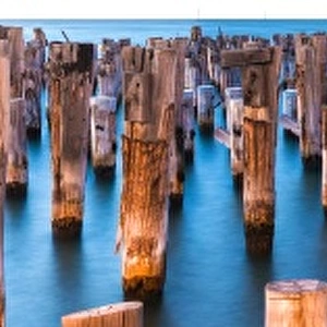 Princes Pier Port, Melbourne, panorama