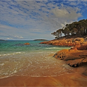 Promise bay, east coastline of the island state, Tasmania, Australia
