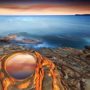 Putty Beach sunset