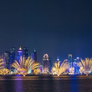 Qatar national day fireworks