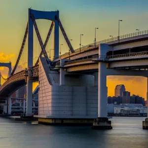 The Rainbow Bridge at sunset