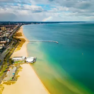 Rainbow View of Port Melbourne and St. Kilda