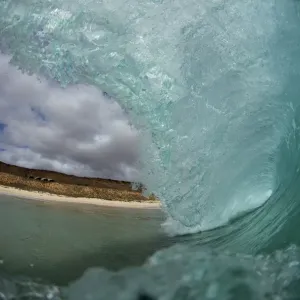 Red Bluff Shore Break Print