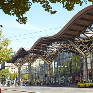 The redeveloped Southern Cross Rail station