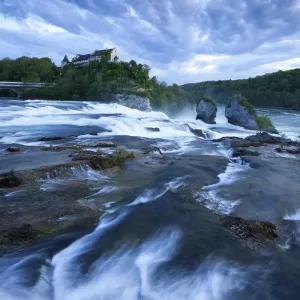 Rhine Falls Print: A 23m high waterfall in northern Switzerland