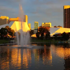 River Torrens and City of Adelaide River Torrens and City of Adelaide