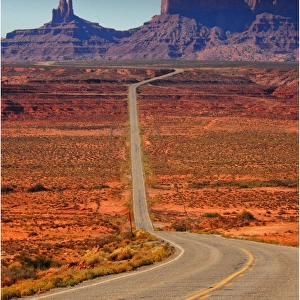 Road to Monument Valley, Arizona, Western united States of America