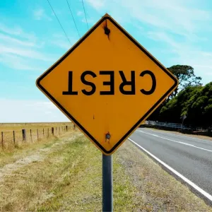Road Sign For Rollovers