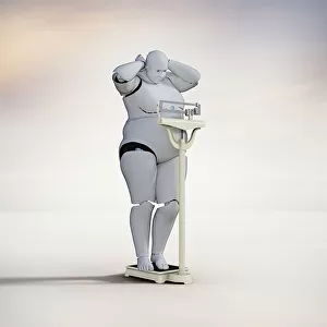 Robot Woman Weigh In