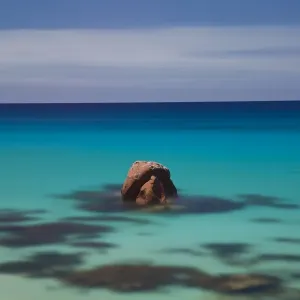 Rock in Indian Ocean, Cape Naturaliste, Australia