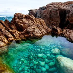 Pozo de rocas. Cabo Carnot. Australia del Sur. Pozo de rocas. Cabo Carnot. Australia del Sur.