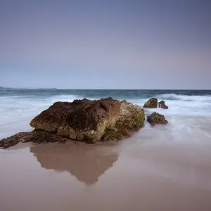 Rock on sand Rock on sand